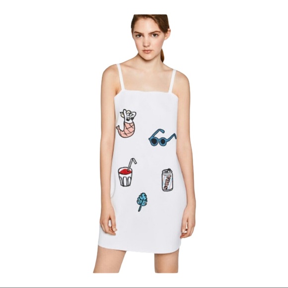 Scuba Embroidered Mermaid Soda Dress 